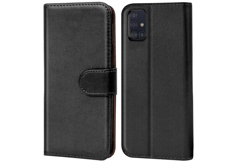 CoolGadget Handyhülle Wallet Klapp Tasche Book Case für Samsung Galaxy A71 6,7 Zoll, Hülle Klapphülle Flip Cover Etui Schutzhülle