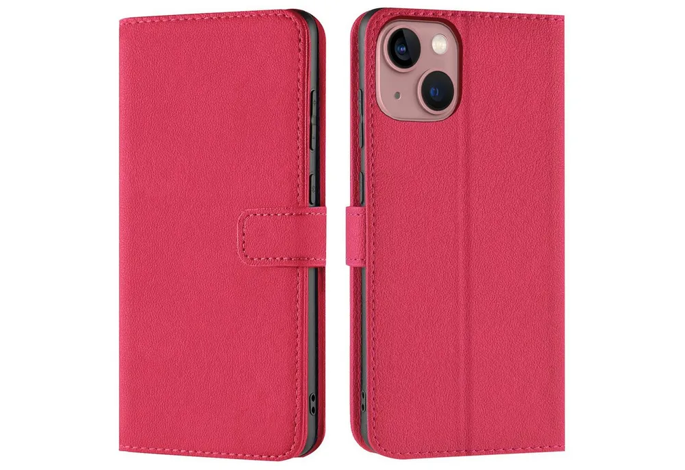 CoolGadget Handyhülle Wallet Klapp Tasche Book Case für Apple iPhone 14 6,1 Zoll, Hülle Klapphülle Flip Cover Etui Schutzhülle