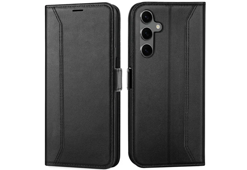 CoolGadget Handyhülle Wallet Klapptasche Cover Case für Samsung Galaxy S23 FE 6,4 Zoll, Handy Tasche mit RFID Schutz Kartenfach Book Schutzhülle
