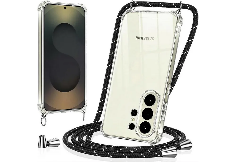 CoolGadget Handykette Handyhülle mit Handyband für Samsung Galaxy A56 5G 6,7 Zoll, Case zum Umhängen Kette Halsband Kordel mit Hülle für Samsung A56 5G