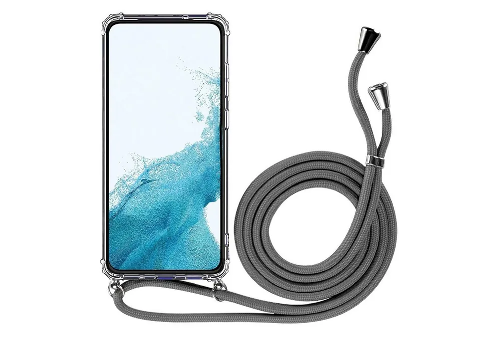 CoolGadget Handykette Handyhülle mit Handyband für Apple iPhone 12 / 12 Pro 6,1 Zoll, Case zum Umhängen Kette Halsband Kordel Hülle für iPhone 12, 12 Pro