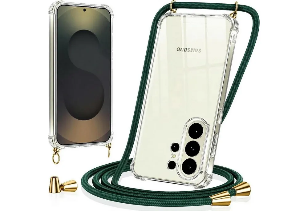 CoolGadget Handykette Handyhülle mit Handyband für Samsung Galaxy S26, Case zum Umhängen Kette Halsband Kordel mit Hülle für Samsung S26
