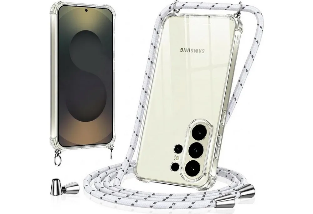 CoolGadget Handykette Handyhülle mit Handyband für Samsung Galaxy S26, Case zum Umhängen Kette Halsband Kordel mit Hülle für Samsung S26