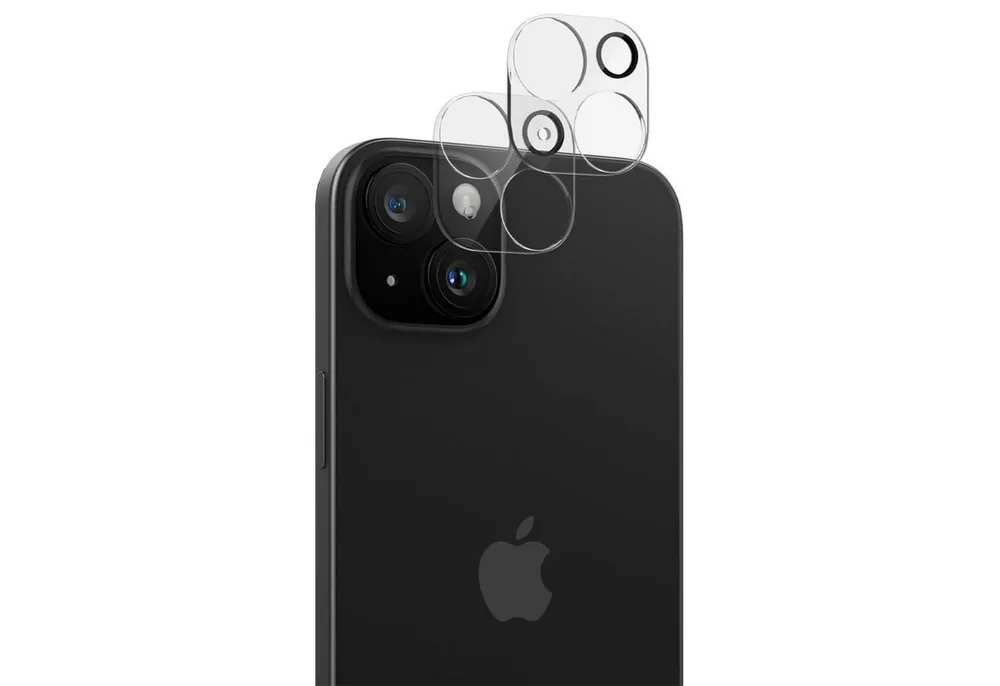 CoolGadget Schutzfolie Kameraschutz Glas für Apple iPhone 15, (Spar-Set 2in1, Staubgeschützt/Staubsicher), Schutzglas für Kamera-Linsen Panzerfolie für iPhone 15 Folie