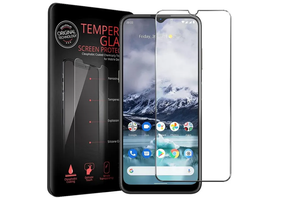 CoolGadget Schutzfolie Panzerfolie für Nokia G11 / G21, (9H Härtegrad, 2x Schutzglas, 1xReinigungset), Displayfolie Panzer Schutzfolie 2 Stück für Nokia G11 / G21 Glas Folie