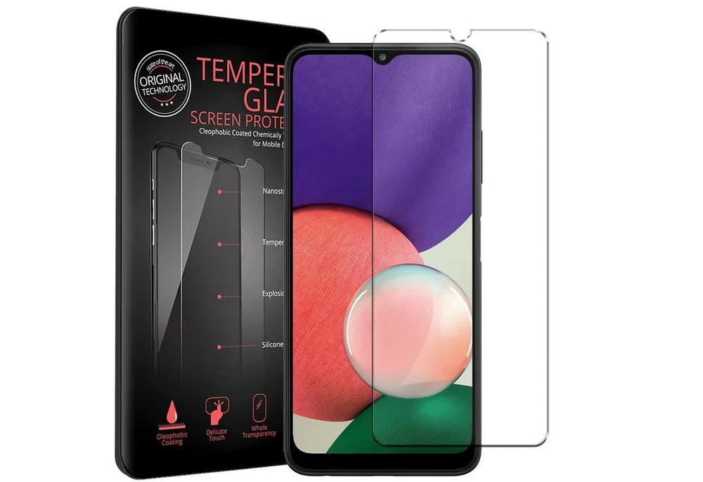 CoolGadget Schutzfolie Panzerfolie für Samsung Galaxy A14 5G, (9H Härtegrad, 2x Schutzglas, 1xReinigungset), Displayfolie Panzer Schutzfolie 2 Stück für Samsung A14 5G Glas Folie