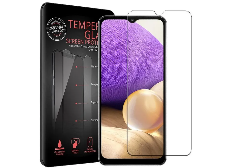 CoolGadget Schutzfolie Panzerfolie für Samsung Galaxy A33 5G, (9H Härtegrad, 2x Schutzglas, 1xReinigungset), Displayfolie Panzer Schutzfolie 2 Stück für Samsung A33 5G Glas Folie