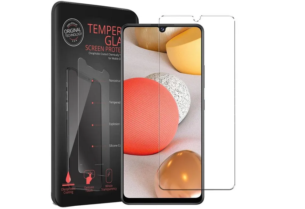 CoolGadget Schutzfolie Panzerfolie für Samsung Galaxy A32 5G, (9H Härtegrad, 2x Schutzglas, 1xReinigungset), Displayfolie Panzer Schutzfolie 2 Stück für Samsung A32 5G Glas Folie