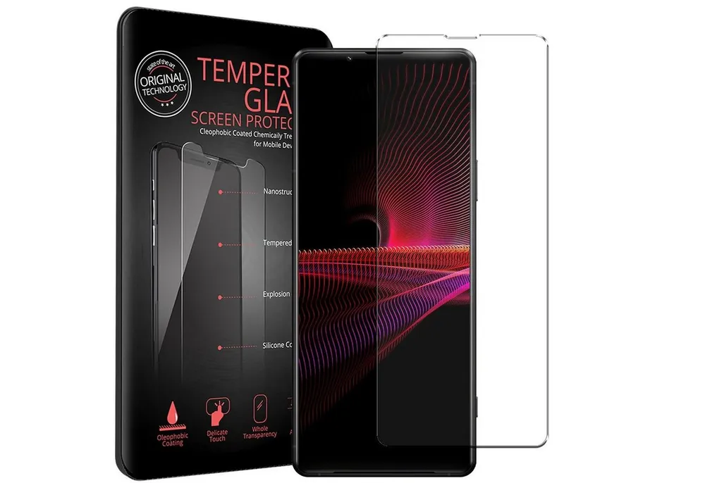 CoolGadget Schutzfolie Panzerfolie für Sony Xperia 1 V, (9H Härtegrad, 2x Schutzglas, 1xReinigungset), Displayfolie Panzer Schutzfolie 2 Stück für Sony Xperia 1 V Glas Folie