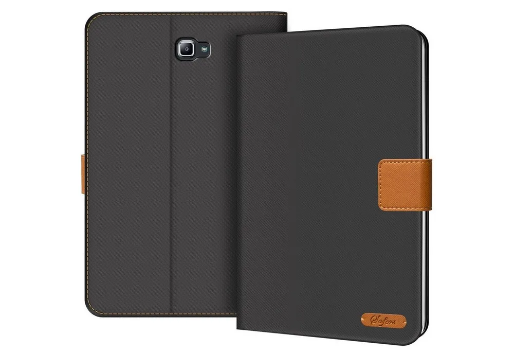 CoolGadget Tablet-Hülle Book Case Tablet Tasche Für Samsung Galaxy Tab A 10.1 (2016) 25,7 cm (10,1 Zoll), Hülle Klapphülle Cover Samsung Tab A 10.1 (T580/T585) Schutzhülle