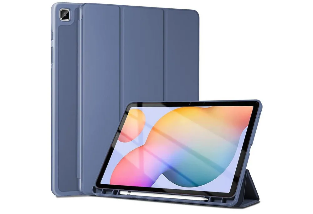 CoolGadget Tablet-Hülle Smart Cover für Samsung Galaxy Tab A7 10.4 T500 22,1 cm(8,7 Zoll), Schutz Tasche aufstellbar mit Stift Halter für Galaxy Tab A7 10.4 T500