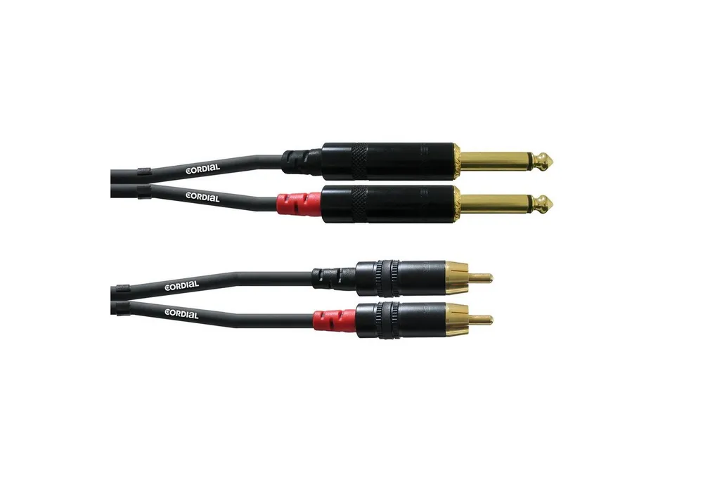 Cordial Audio-Kabel, CFU 1.5 PC Cinch-Klinkekabel 1,5 m - Audiokabel