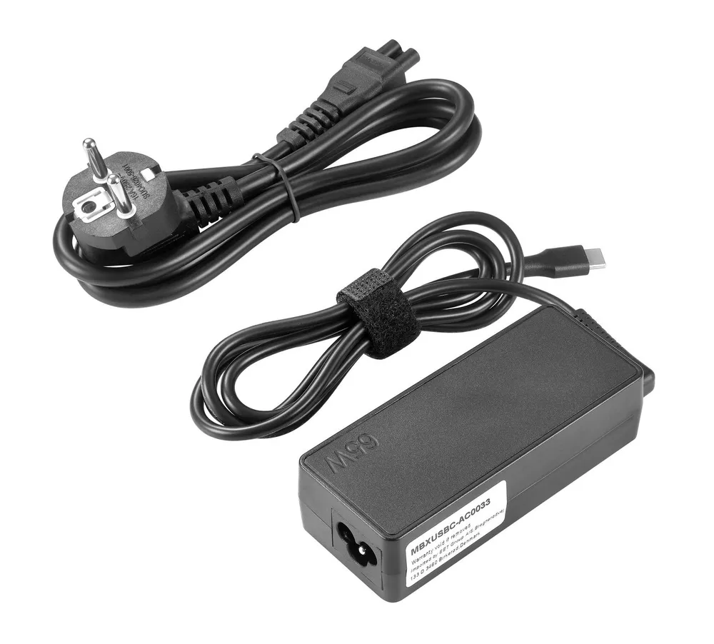 Netzteil CoreParts MBXUSBC-AC0033 65 W USB-C Kompatibel mit Laptops
