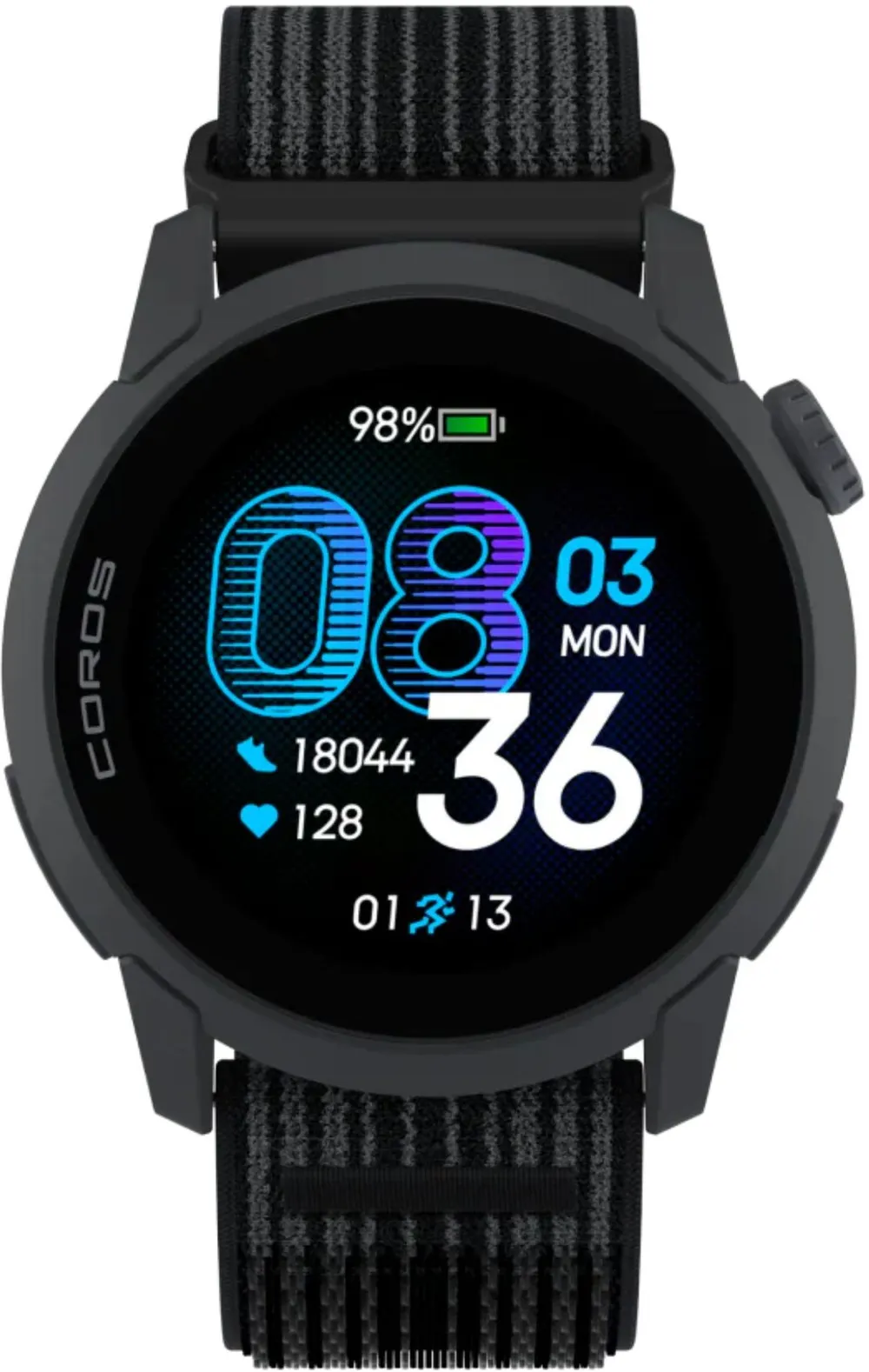COROS Sportuhr PACE 4 Nylon Black