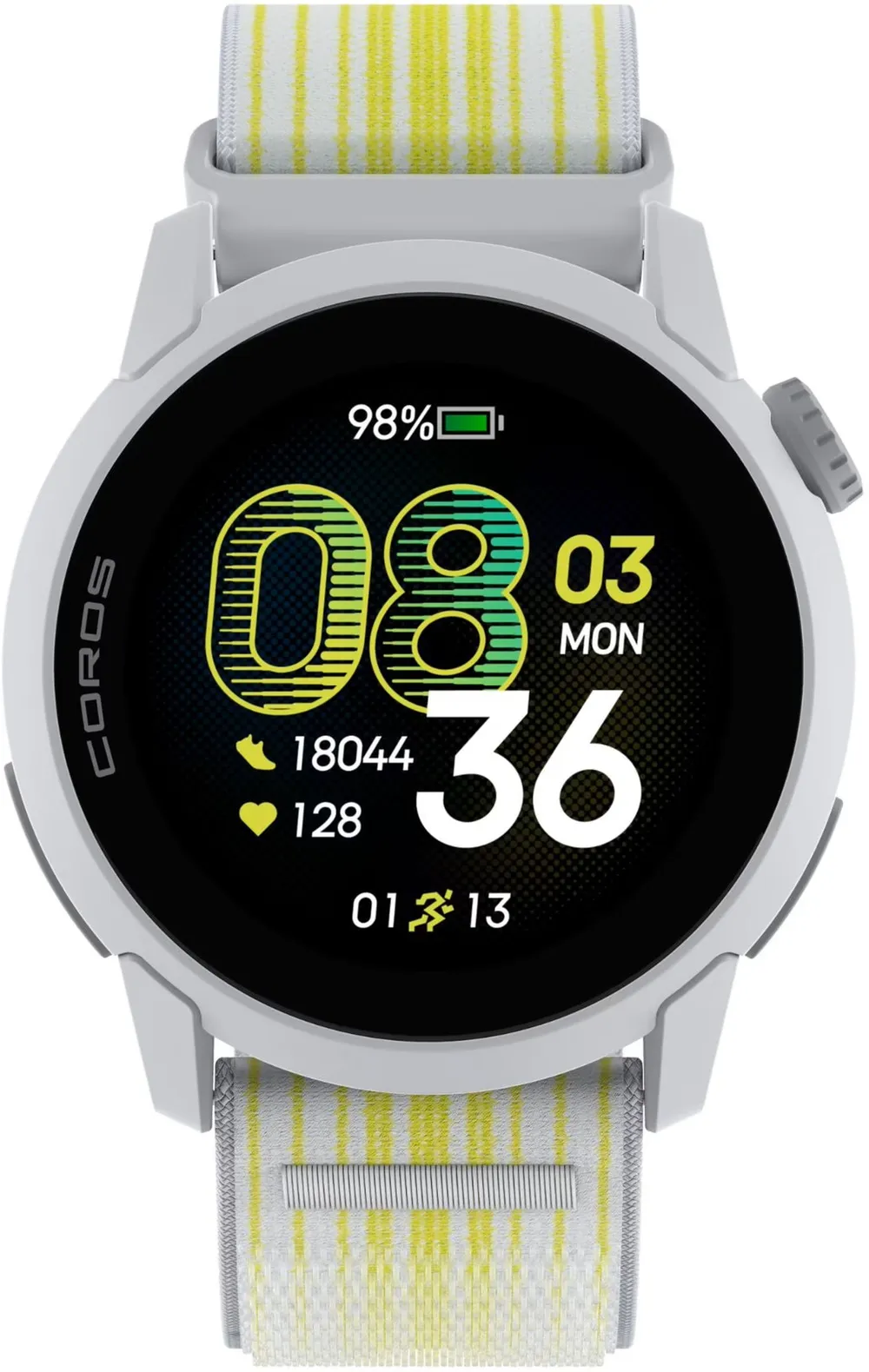 COROS Sportuhr PACE 4 Nylon White