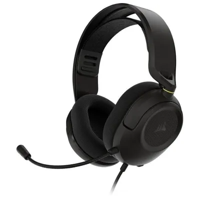 Corsair HS35 v3 kabelgebundene Gaming Kopfhörer 3,5 mm Jack omnidirektionales Mikrofon Carbon