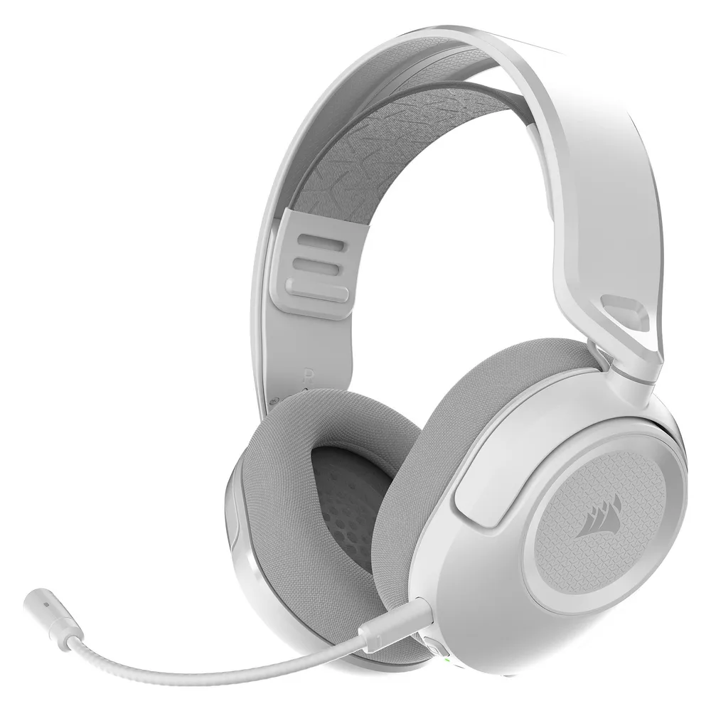 Corsair HS35 v3 kabellose Bluetooth Gaming Kopfhörer mit Mikrofon USB-C weiß