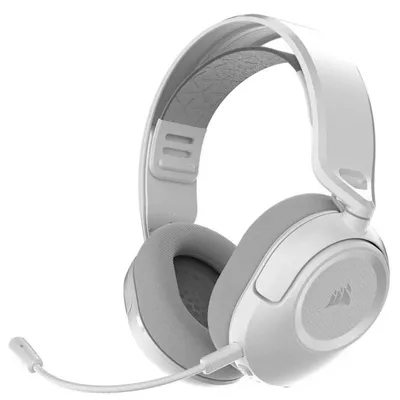 Corsair HS35 v3 kabellose Bluetooth Gaming Kopfhörer mit Mikrofon USB-C weiß