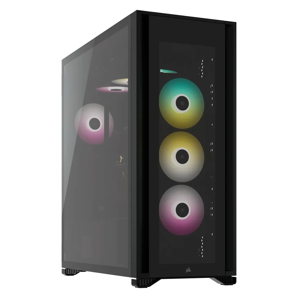 Corsair iCUE 7000X RGB gehärtetes Glas USB 3.0 Schwarz