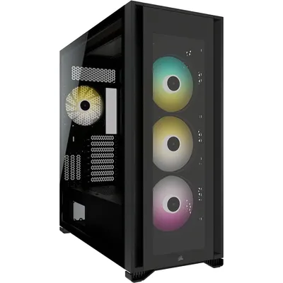 Corsair iCUE 7000X RGB gehärtetes Glas USB 3.0 Schwarz