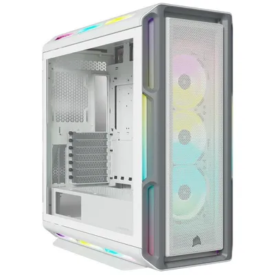Corsair iCUE 5000T RGB gehärtetes Glas USB 3.0 Weiß