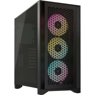 Corsair iCUE 4000D RGB AIRFLOW gehärtetes Glas USB 3.2 Schwarz