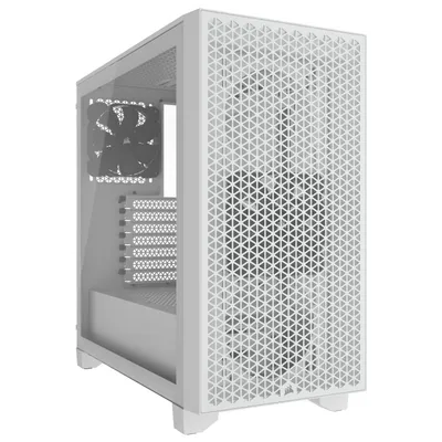 Corsair 3000D AIRFLOW gehärtetes Glas USB 3.0 Weiß