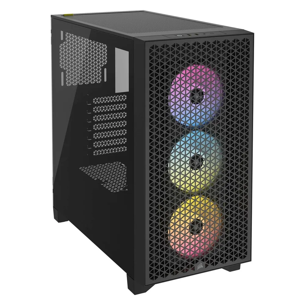 Corsair 3000D RGB AIRFLOW gehärtetes Glas USB 3.2 Schwarz