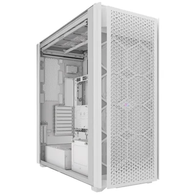 Corsair iCUE LINK 9000D RGB AIRFLOW Full Tower ATX gehärtetes Glas USB-C Weiß