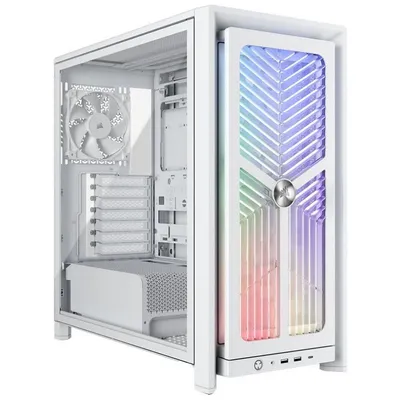 ATX Tower Corsair FRAME 4000X RS ARGB Weiss Glas Modular High Airflow