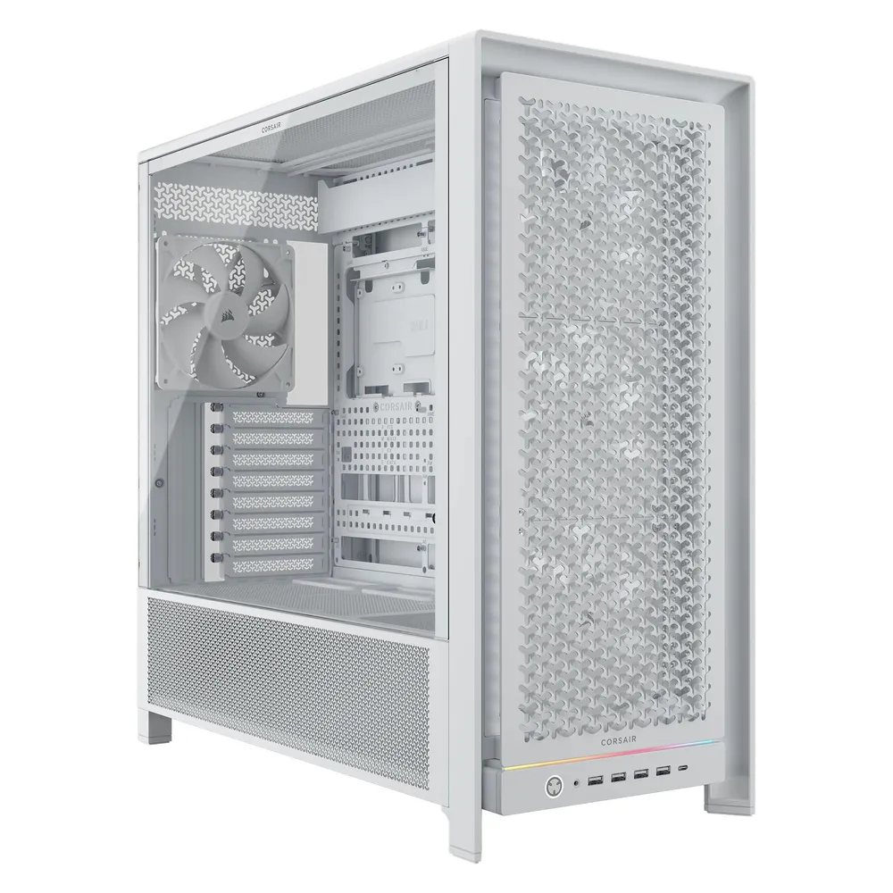 Corsair FRAME 5000 RS E-ATX Tower gehärtetes Glas USB-C weiß