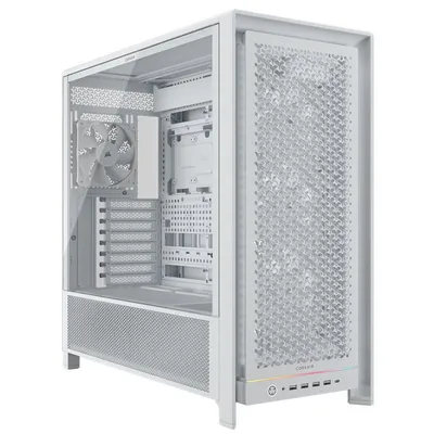 Corsair FRAME 5000 RS E-ATX Tower gehärtetes Glas USB-C weiß