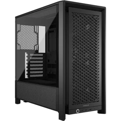 Corsair FRAME 4000D RS Midi Tower PC Gehäuse Schwarz mit Glasfenster und ATX Unterstützung