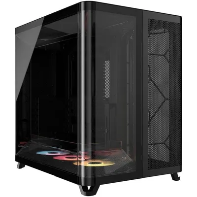 PC-Gehäuse Corsair AIR 5400 Black ARGB Tempered Glass Triple-Kammer ATX