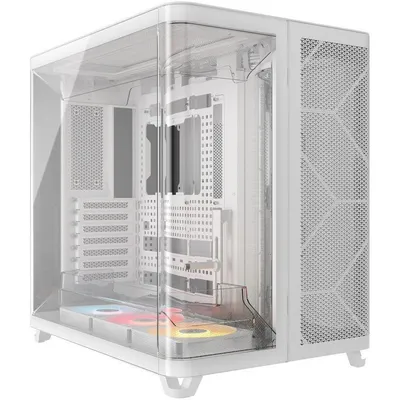 Corsair AIR 5400 RS-R ARGB Dreikammer-Turm mit gebogenem Glas, Weiß