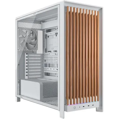PC-Gehäuse Mid-Tower CORSAIR FRAME 5000D WOOD RS White/Oak