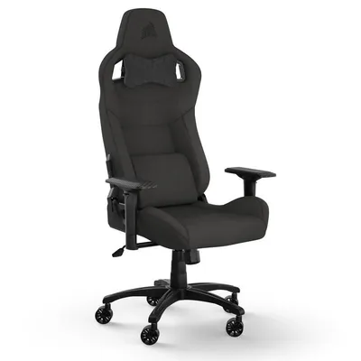 Corsair T3 Rush v2 Gaming-Stuhl in Anthrazit mit anthrazitfarbenen Kissen