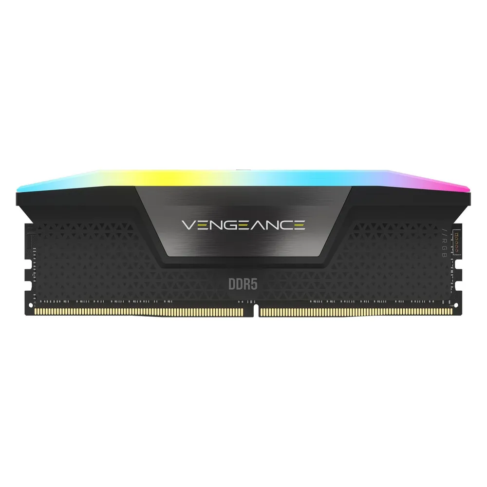 Memoria RAM Corsair Vengeance RGB CMH192GX5M4B5200C38 192GB 4x48GB DDR5 5200MHz CL38 Intel XMP RGB Schwarz
