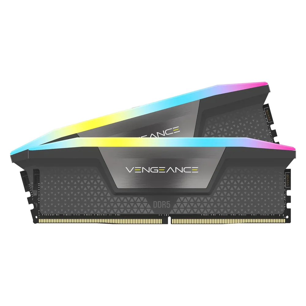 Corsair Vengeance RGB DDR5 6400 MHz 32 GB 2 x 16 GB CL32 Dual AMD EXPO und Intel XMP-Speicher