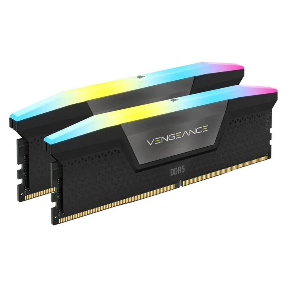 Corsair Vengeance RGB DDR5 6000 MHz PC5-48000 64 GB 2 x 32 GB CL30 Schwarz