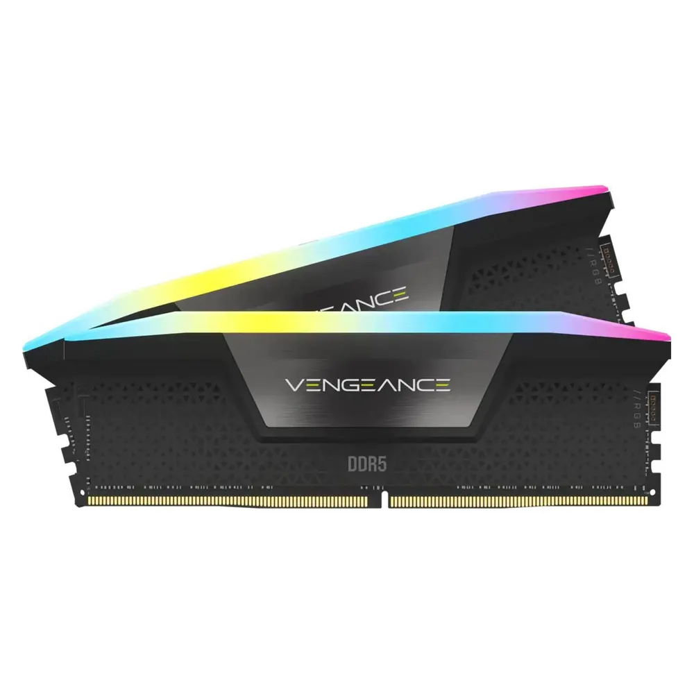 Corsair Vengeance RGB DDR5 6000 MHz 64 GB 2 x 32 GB CL40 Dual AMD EXPO und Intel XMP Speicher