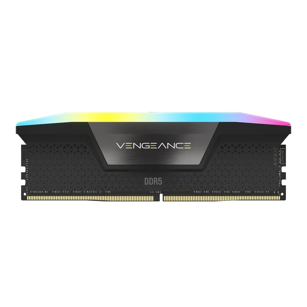Memoria RAM Corsair Vengeance RGB 8GB 1x8GB DDR5 5200MHz CL40 Intel XMP Schwarz