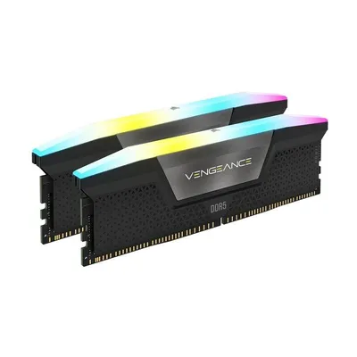 Arbeitsspeicher Corsair Vengeance RGB CMHLEKIT2-D5 Kit 2x DIMM DDR5 288-Pin Schwarz