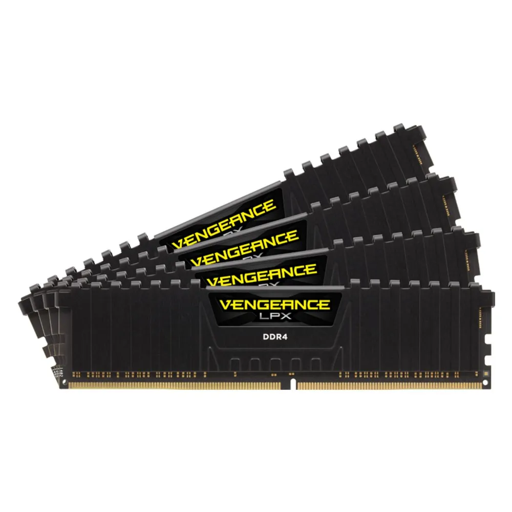 Arbeitsspeicher RAM Corsair Vengeance LPX 32GB 4x8GB DDR4 2666MHz CL16 Schwarz Heatsink