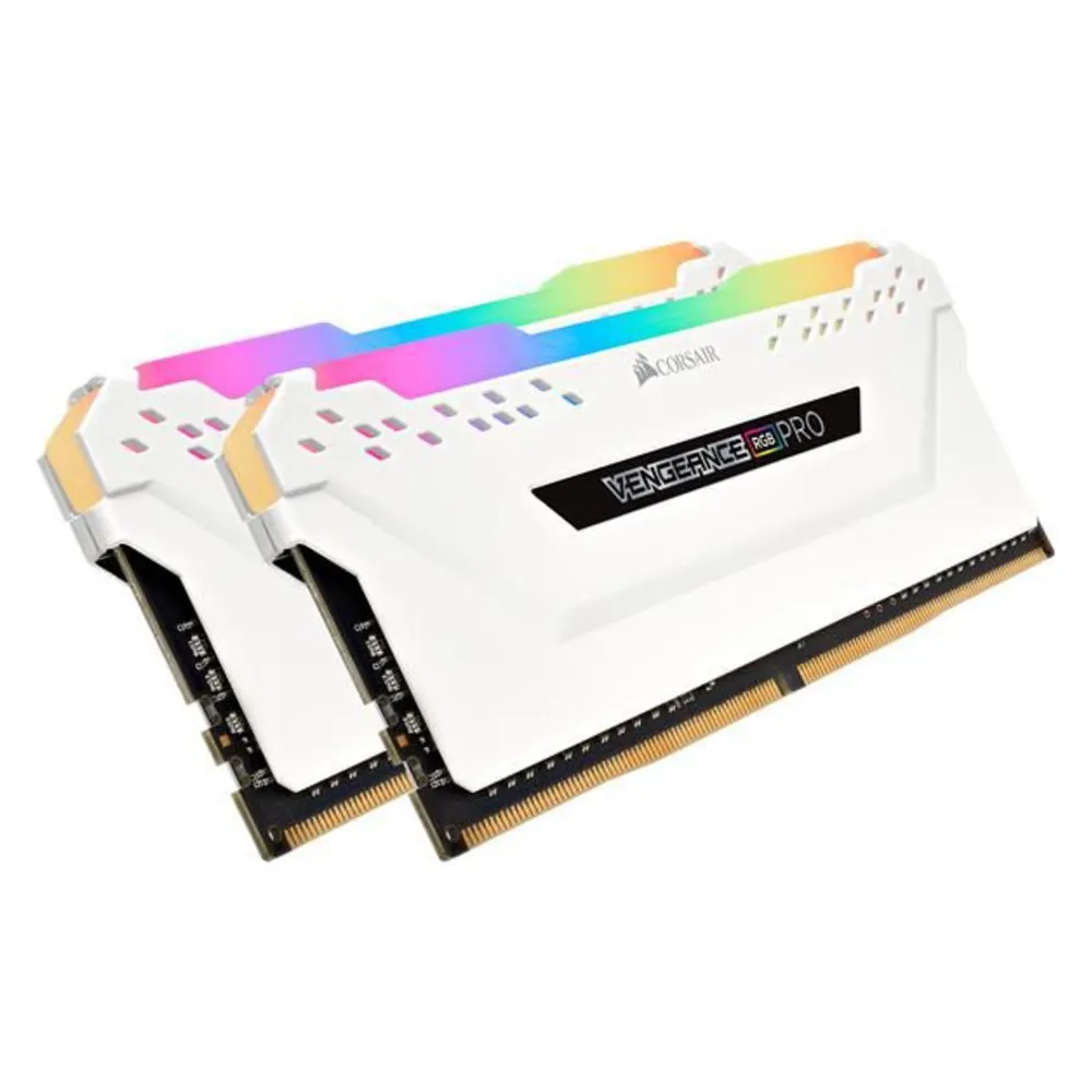Corsair Vengeance RGB Pro DDR4 2666 MHz PC4-21300 32 GB 2 x 16 GB CL16 Weiß