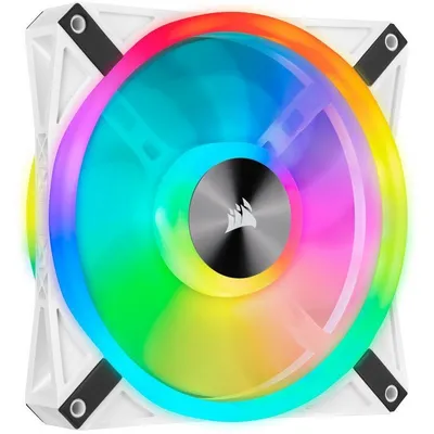 Corsair iCUE QL140 RGB PWM Einzelpack, Weiß, 140 mm