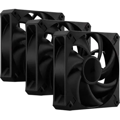 Corsair RS120 MAX PWM Dreierpack, 120 mm Zusatzlüfter, Schwarz