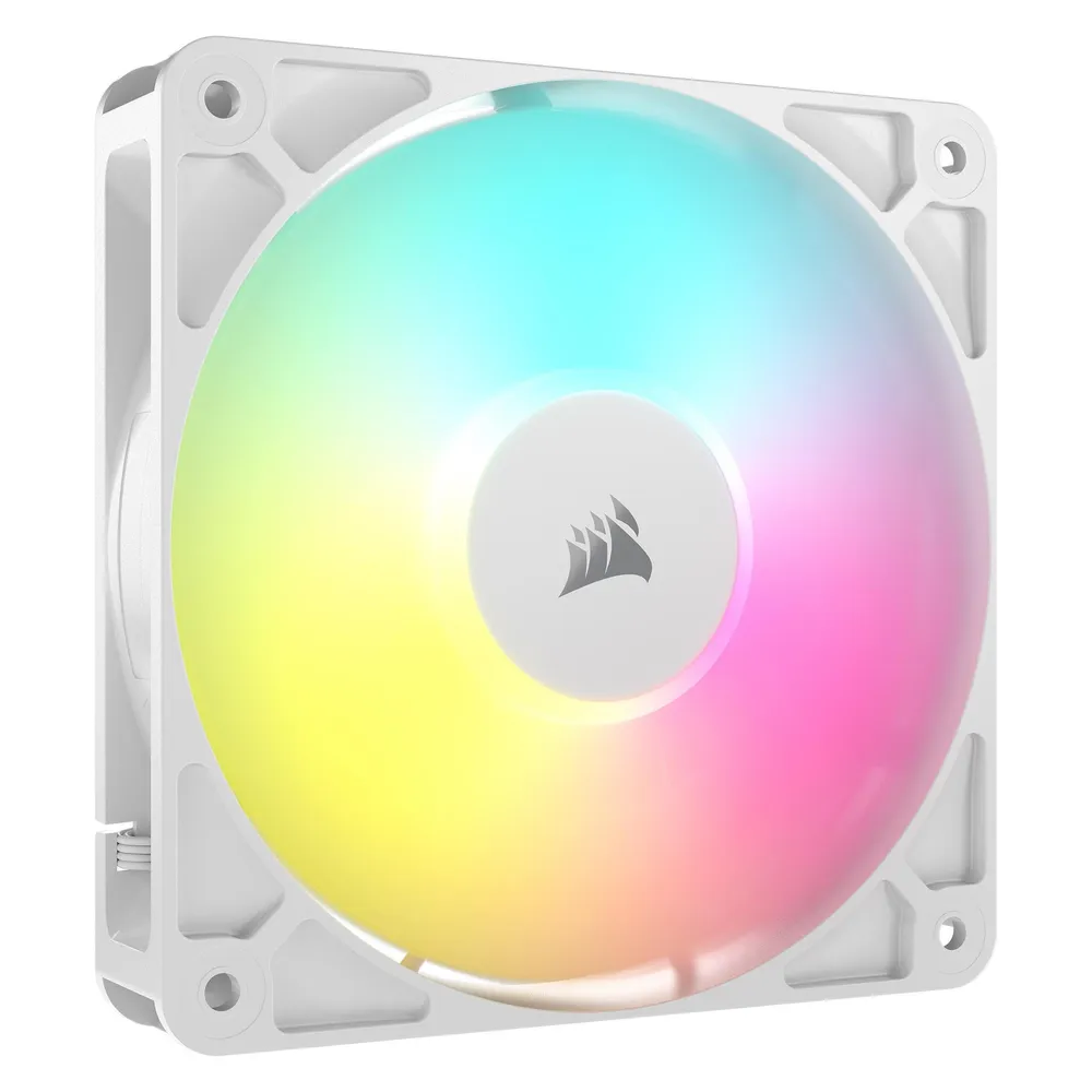 CORSAIR RS120 ARGB 120-mm-PWM-Lüfter – Weiß