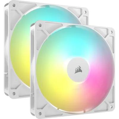 Corsair RS140 ARGB Pack Doppelter Zusatzlüfter PWM 140mm weiß