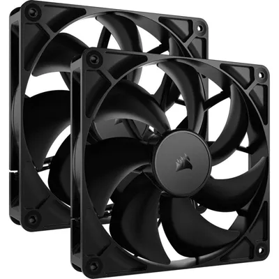 Corsair RS140 Doppellüfterpaket PWM 140 mm, Schwarz